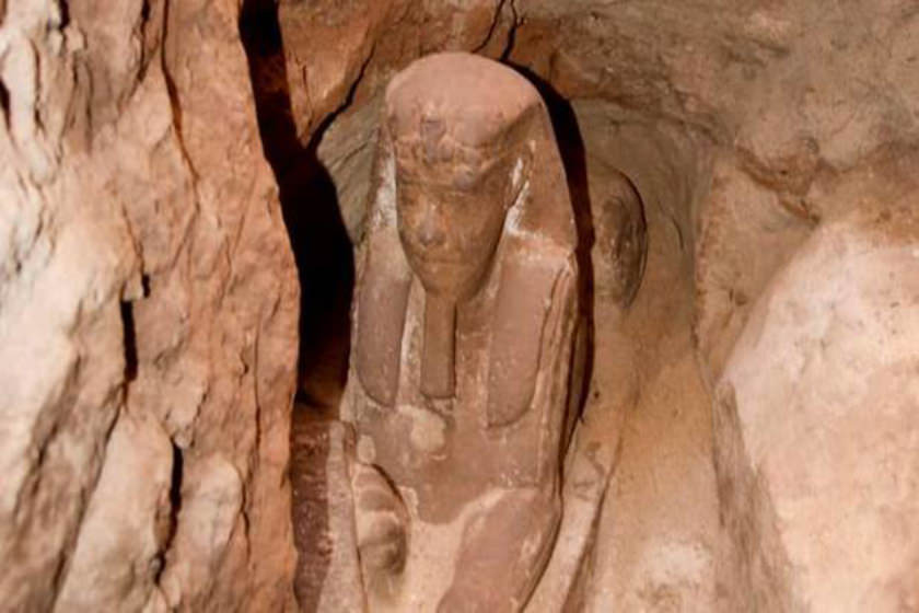 کشف مجسمه تازه ابوالهول توسط باستان‌شناسان مصری