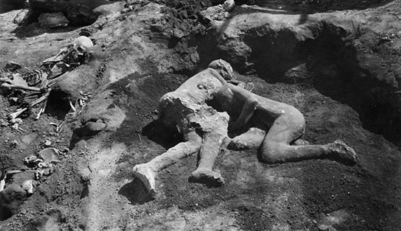 معمای اجساد کشف شده در شهر پمپئی