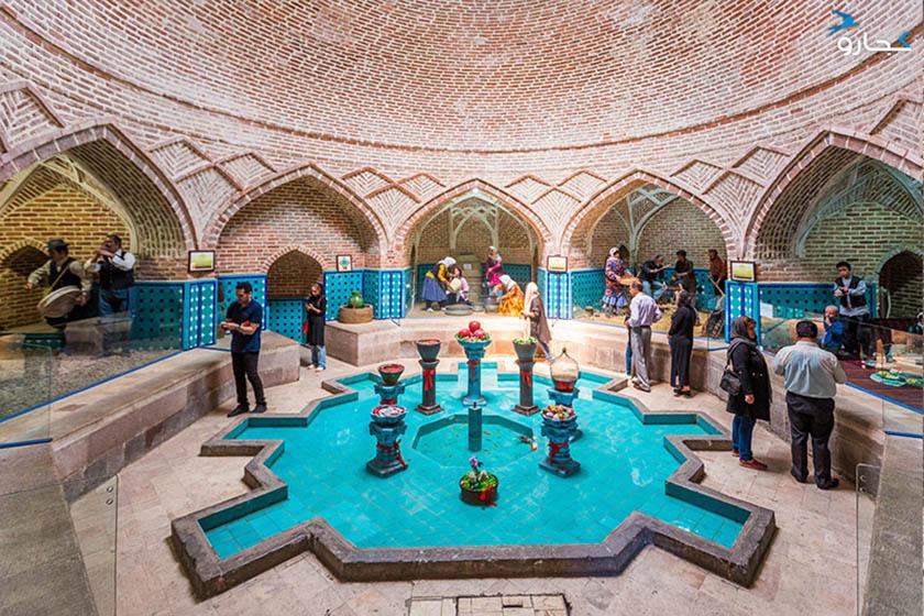 حمام قجر؛ موزه ای برای شناخت فرهنگ قزوین