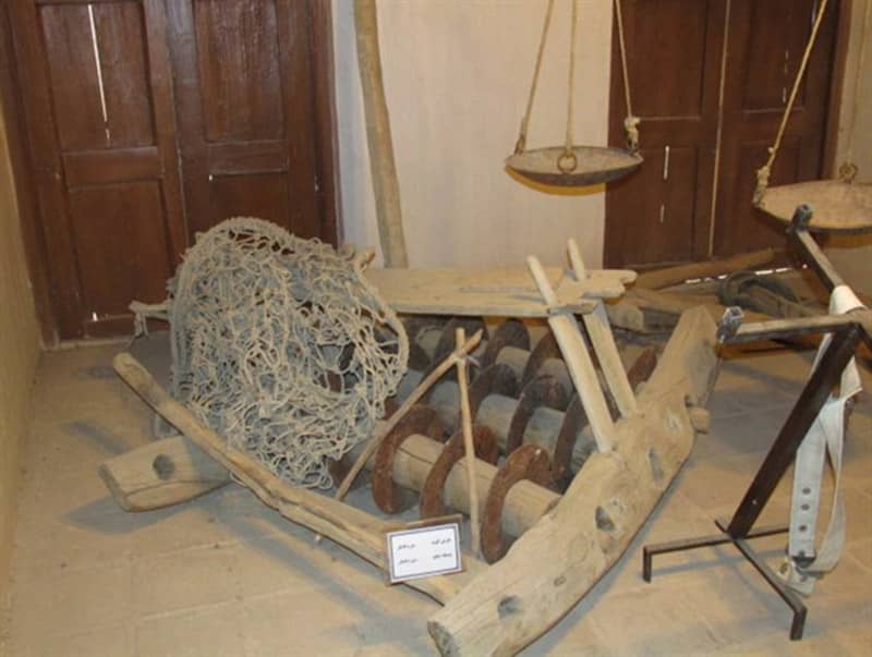 ابزارآلات چوبی قدیمی موزه مردم شناسی فرمهین
