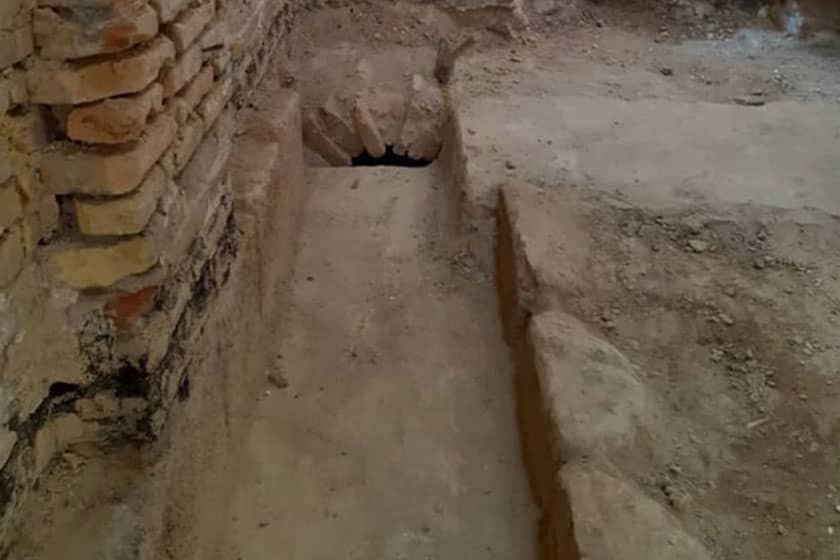 آبراهه‌ای از دوران صفوی در مسجد امام اصفهان کشف شد