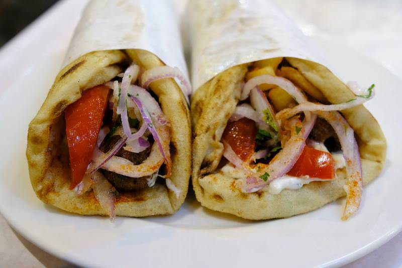 غذاهای خیابانی لذیذ یونان