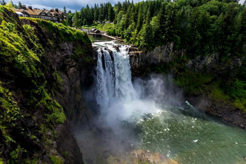  آبشار اسنوکوالیم (Snoqualmie Falls)، واشنگتون