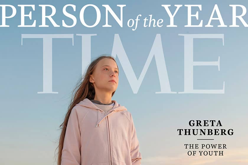 انتخاب گرتا تونبرگ به‌ عنوان شخص سال مجله تایم