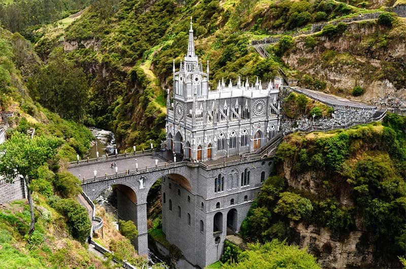 عبادتگاه لاس لاخاس (Las Lajas) ، کلمبیا