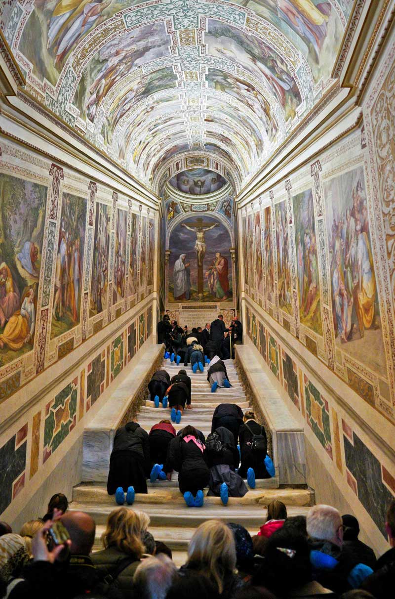 پله های مقدس واتیکان ایتالیا