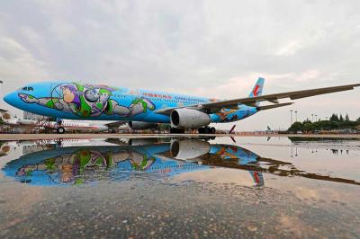 ۱۵ هواپیمایی در جهان با رنگ آمیزی جالب