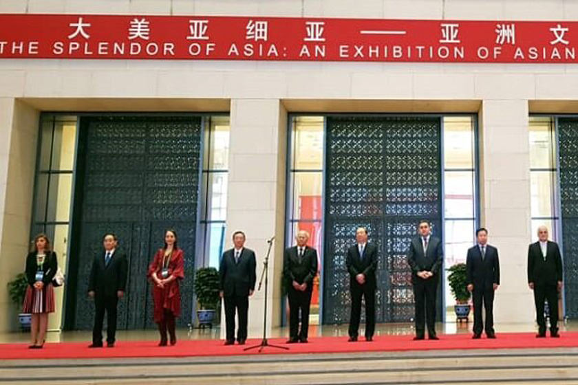 نمایشگاه شکوه تمدن‌های آسیایی در چین، با حضور ایران افتتاح شد