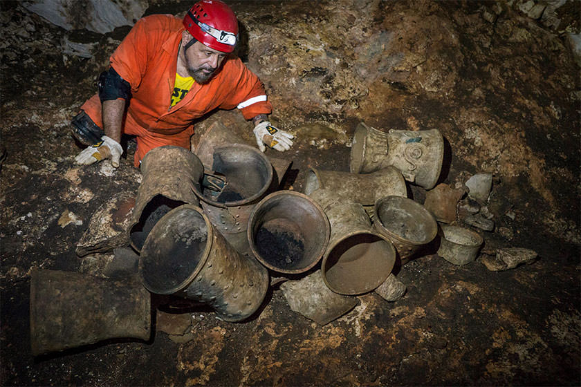 کشف غاری از تمدن مایا که ۱۰۰۰ سال دست‌نخورده مانده است