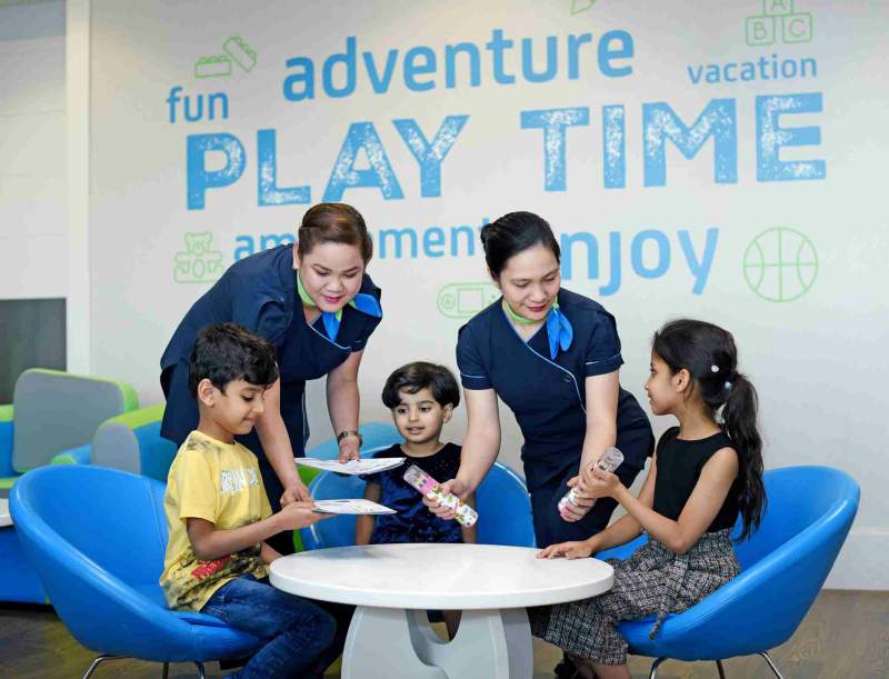 فرودگاه دبی و افتتاح یک سالن جدید برای کودکانی که تنها سفر می ‌کنند