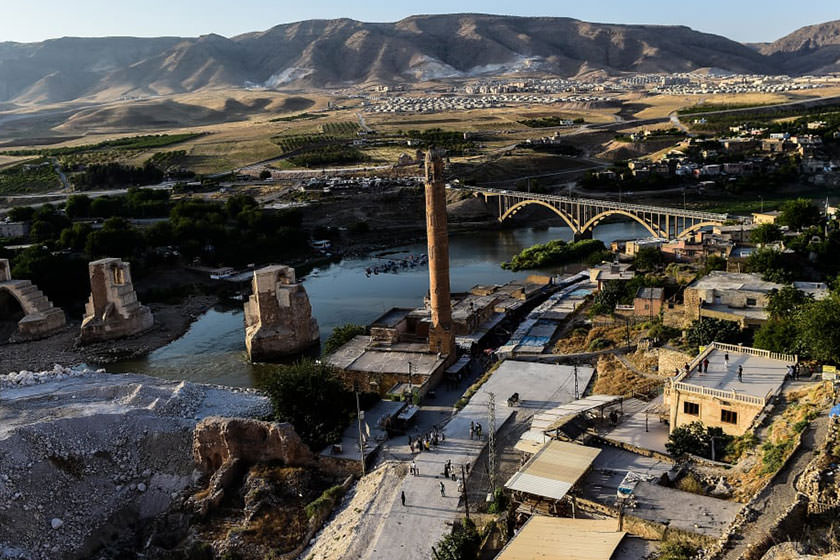 حصن کیفا، شهری باستانی در ترکیه که به زیر آب می‌رود