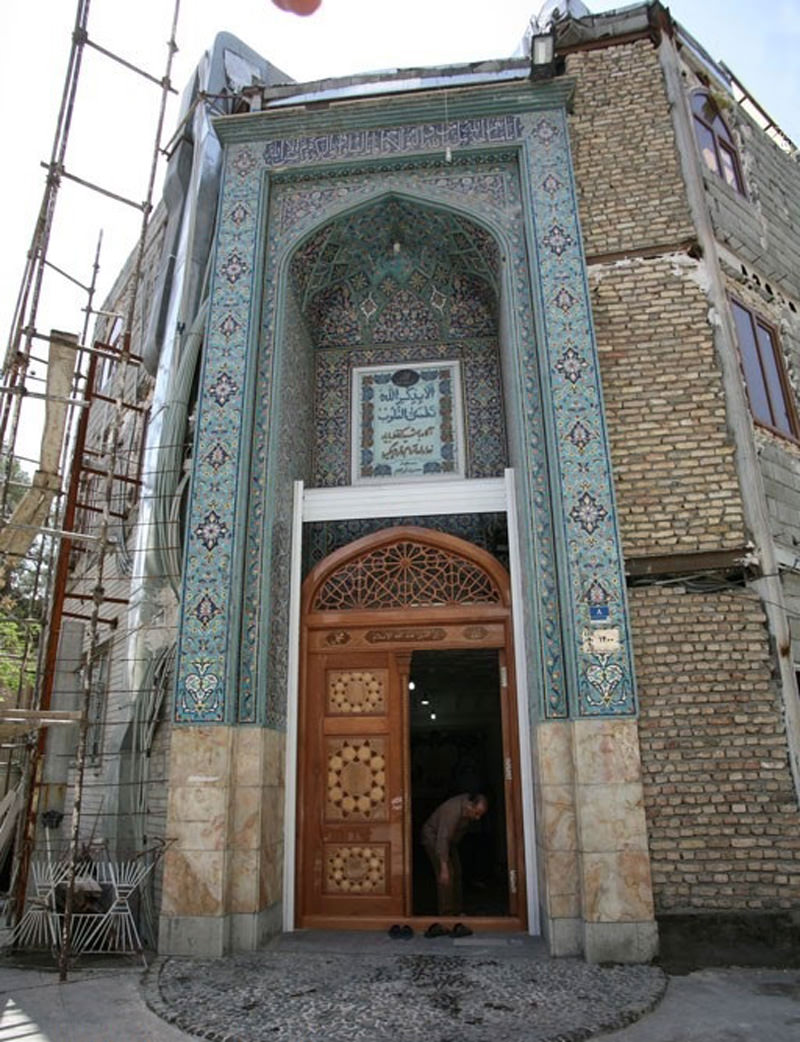 ورودی قدیمی مسجد ابراهیم خلیل الله در سی تیر