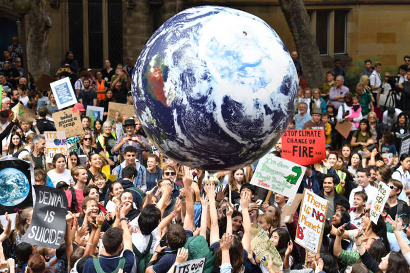 بزرگ‌ترین راهپیمایی جهانی معترضان به تغییرات اقلیمی برگزار شد