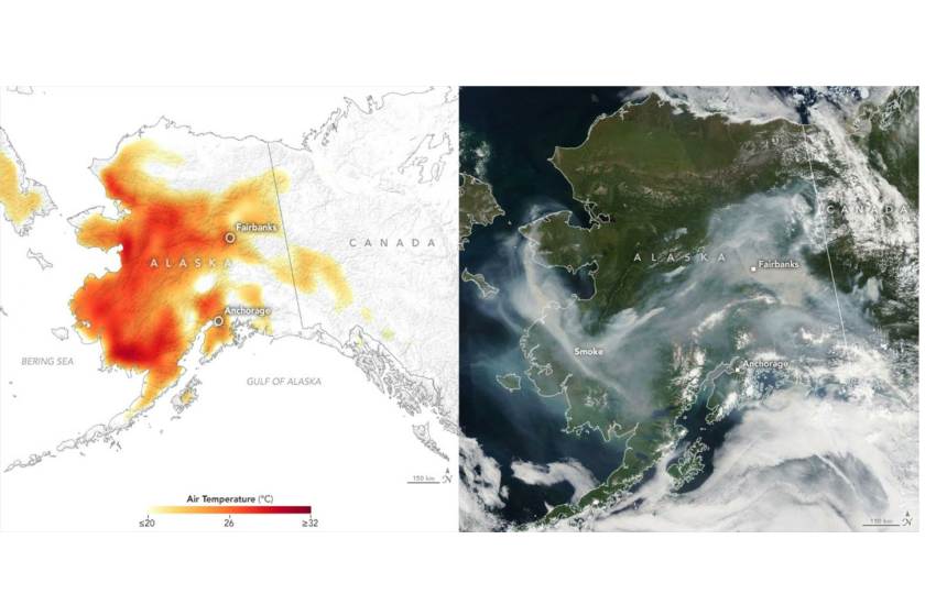 داده های ماهواره ای، تاثیرات تغییر اقلیم بر آتش سوزی ها را نشان می ‌دهد