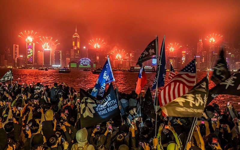 جشن سال نو در هنگ کنگ