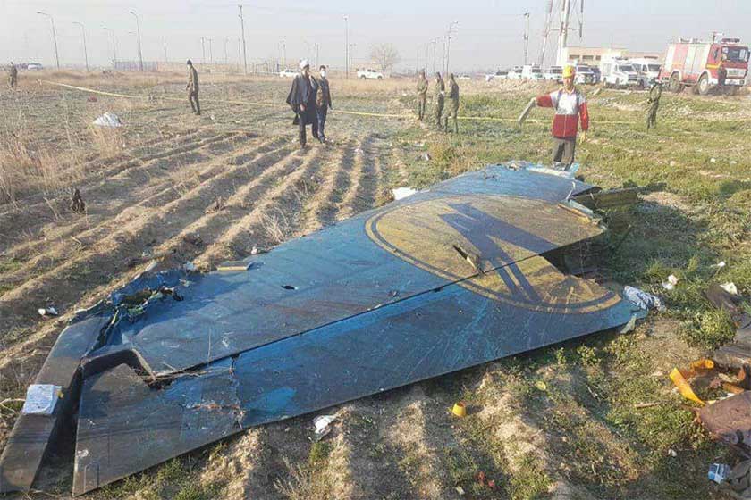 سقوط یک فروند هواپیمای مسافری اوکراین در حومه فرودگاه امام (اسامی جان باختگان اعلام شد)
