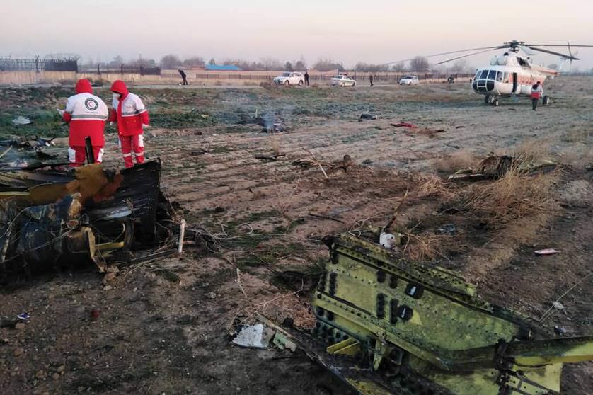 علت سقوط هواپیمای اوکراین اصابت موشک اعلام شد