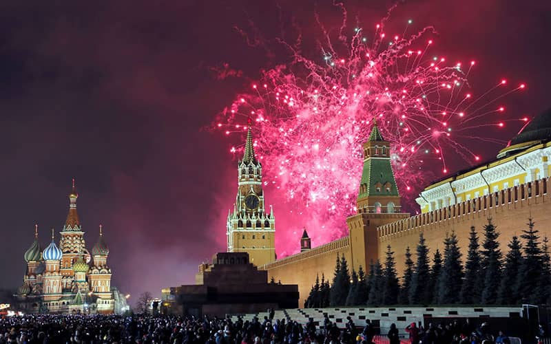 جشن سال نو مسکو
