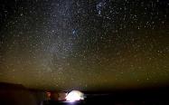 رصد ستارگان در آسمان شبانه کویر