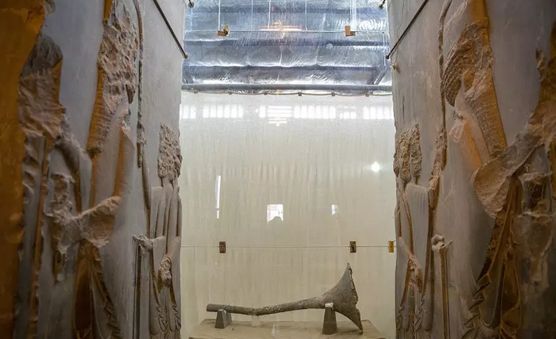نقش برجسته های بازسازی شده در موزه تخت جمشید و سورنای هخامنشی