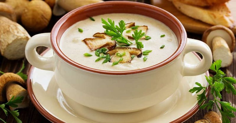 نکات مهم برای طبخ سوپ شیر و قارچ