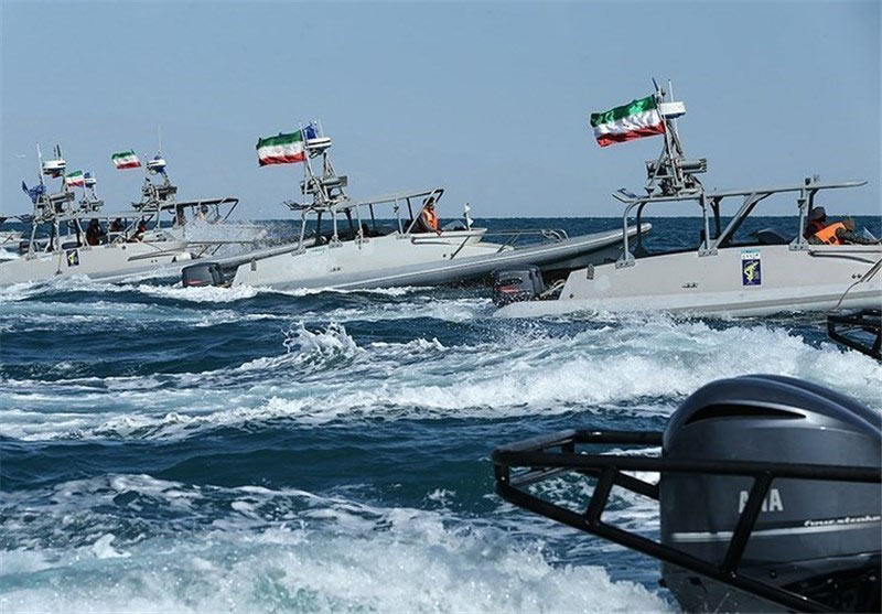 کنترل نظامی تنگه هرمز توسط کشتی های ایرانی