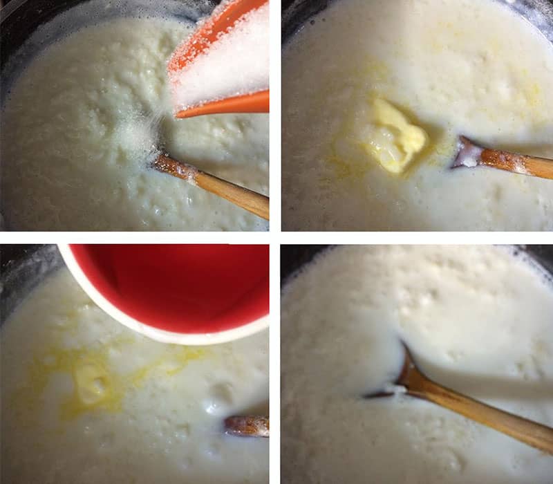 مراحل تهیه شیر برنج