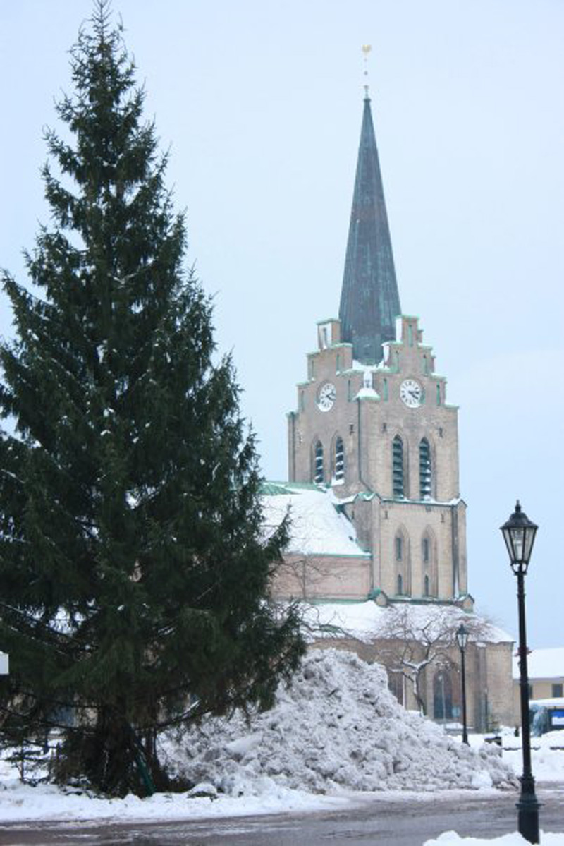 کلیسای سنت نیکولاس شهر هالمستاد سوئد