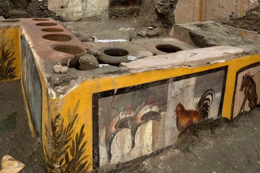 کشف فست فودی ۲۰۰۰ ساله در پمپئی ایتالیا