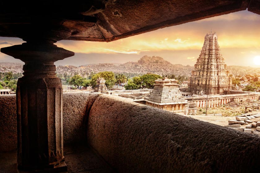 شاهکارهای معماری سنگی هند در مجموعه تاریخی هامپی