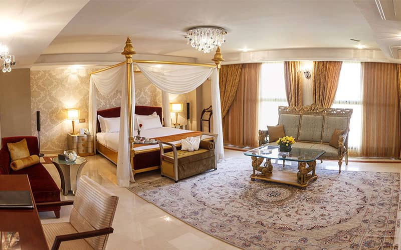 اتاق های هتل پارسیان خلیج فارس