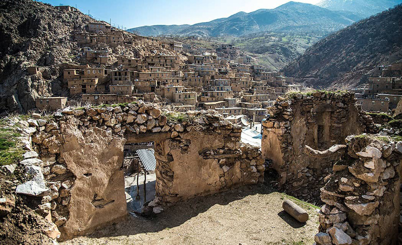 قدمت روستای پلکانی پالنگان کردستان