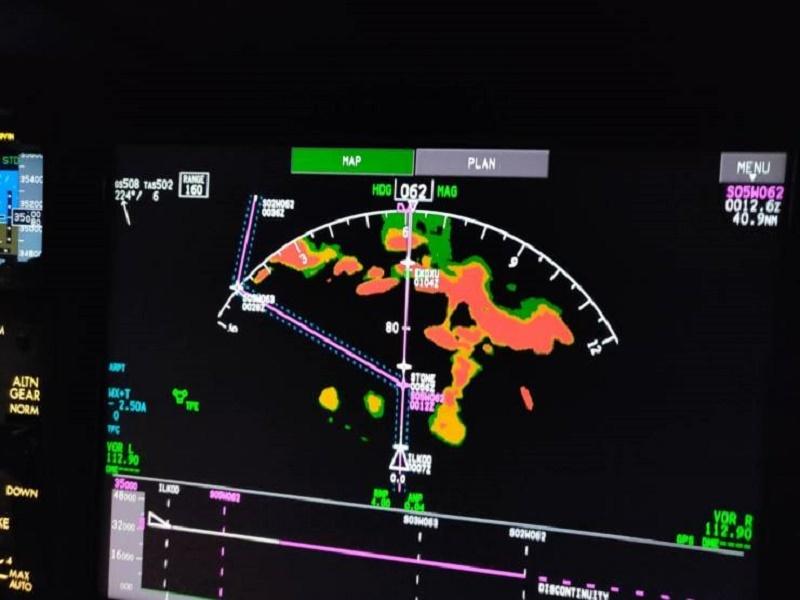سیستم رادار هواشناسی در هواپیما