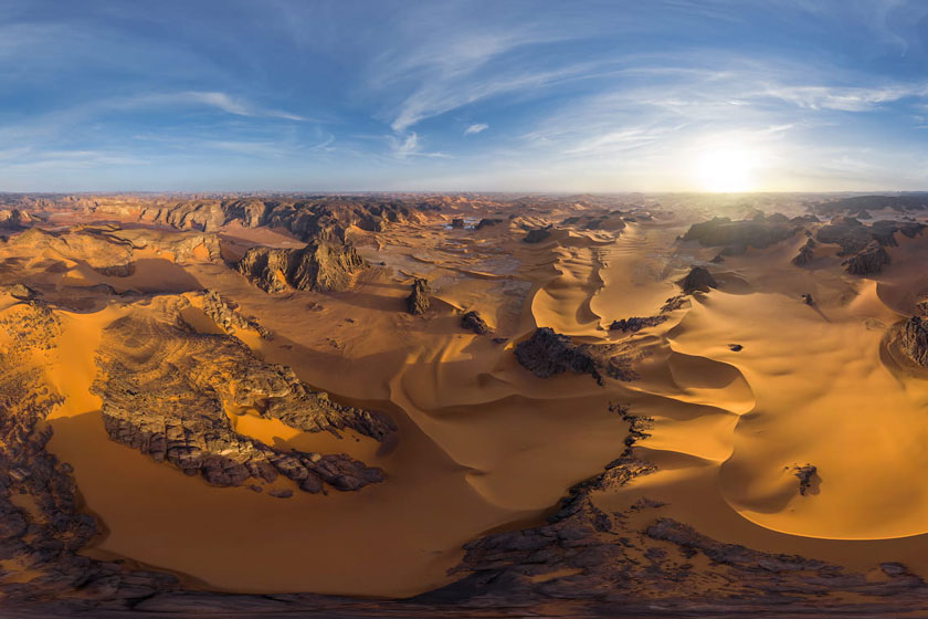 با تور مجازی از صحرای بزرگ آفریقا دیدن کنید