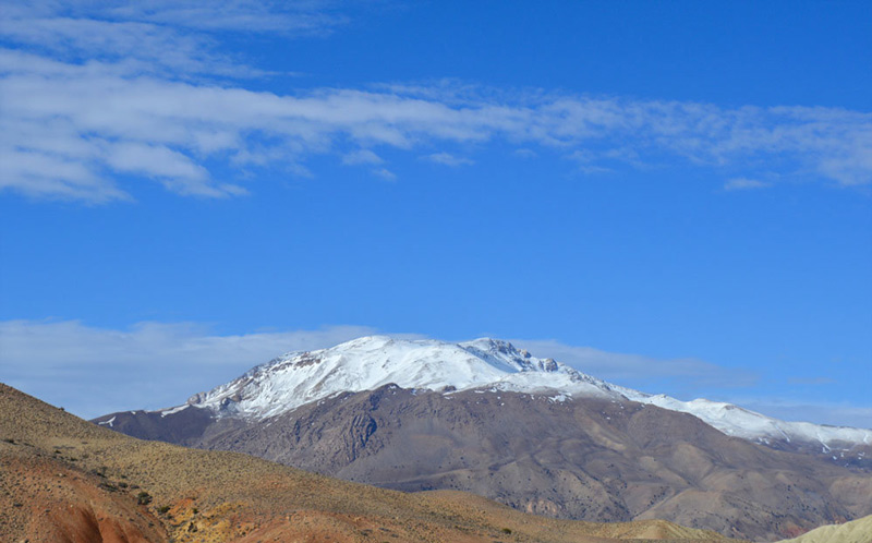 قله شاهوار شاهرود در اوایل بهار