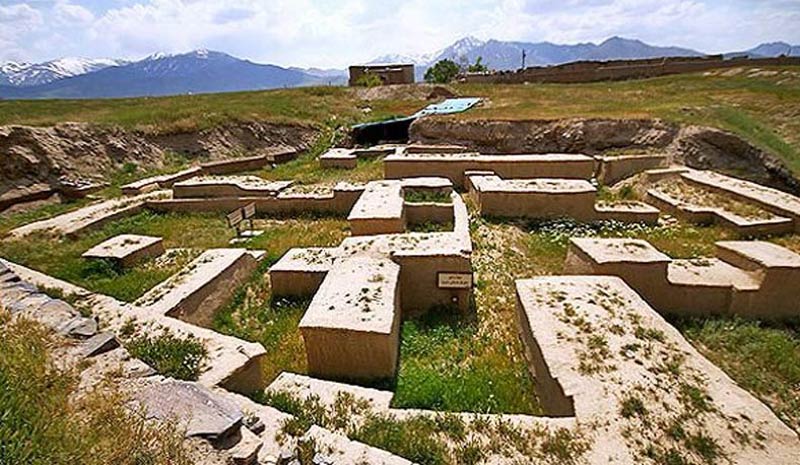 شهر باستانی هگمتانه در تپه‌های هگمتانه همدان