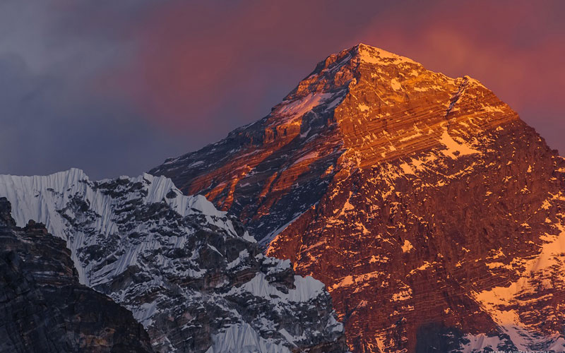 قله اورست در کشور تبت