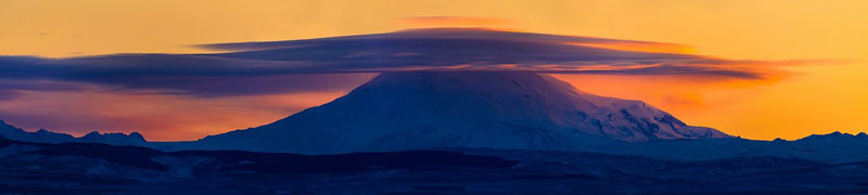 عکس پانوراما از کوه البروس روسیه