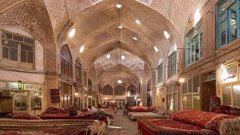 فرش فروش های بازار سنتی تبریز