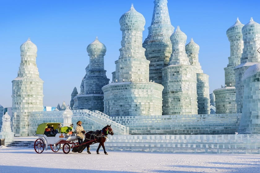 برگزاری بزرگترین فستیوال برف و یخ ۲۰۲۱ در چین