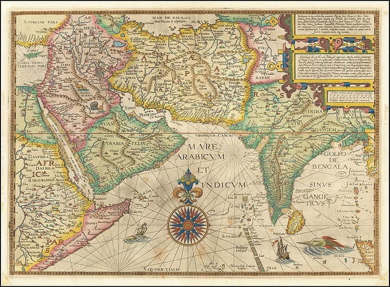 خاور میانه و اقیانوس هند؛ سال ۱۵۹۶