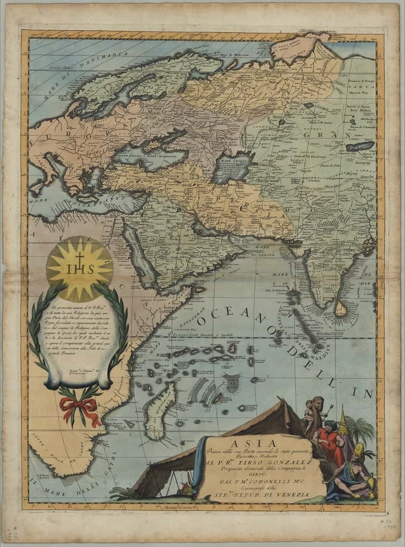 آسیا؛ سال ۱۷۰۰