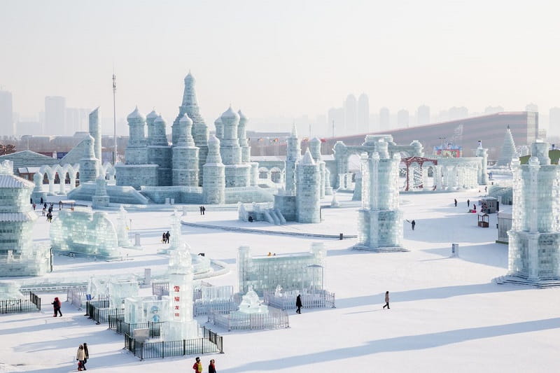 برگزاری فستیوال برف و یخ 2021 در چین