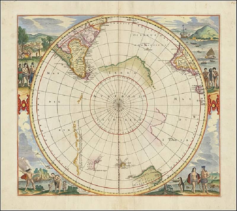قطب جنوب؛ سال ۱۶۵۷