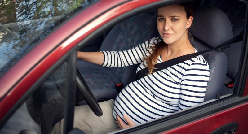 سفر در بارداری با ماشین