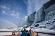 تماشای ابهت آبشار نیاگارای یخ زده