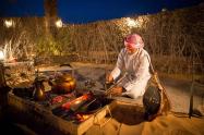 شبی با سنت‌های عربی در ذخیره گاه حفاظت شده بیابان دبی