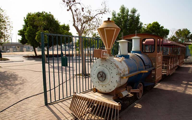 قطار قدیمی در پارک صفا دبی