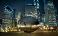 تصویر شهر شیکاگو در شب