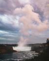 ابر غلیظ بر فراز آبشار نیاگارا